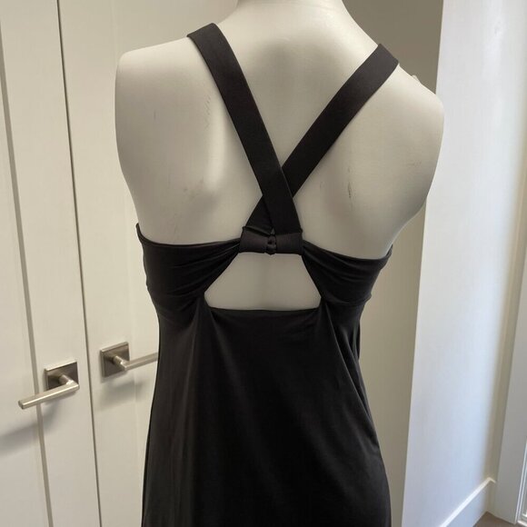 Patagonia Magnolia Spring Recycled Polyester Dress Style #58366 Ink Black Sz S - Picture 6 of 13